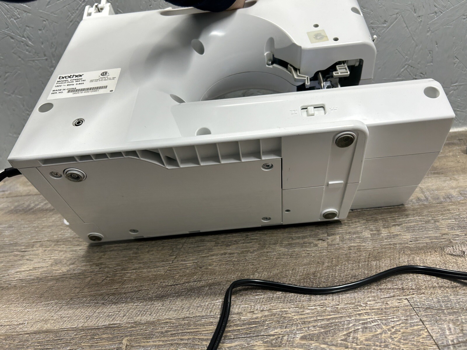 Brother Computerized Sewing Machine CP6500 With Pedal See Test VIDEO