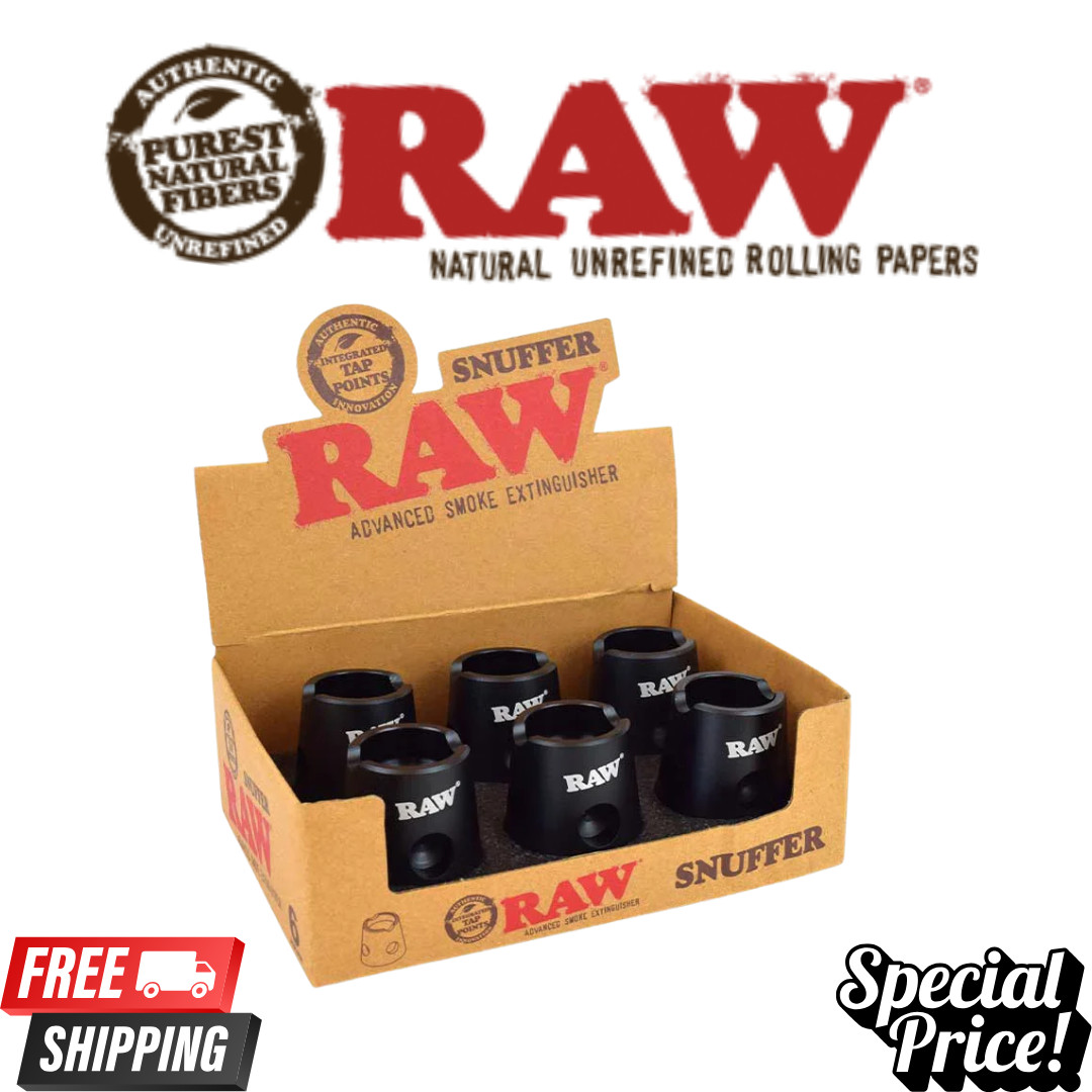 RAW Magnetic Cone Snuffer Aluminum Smoke Extinguisher Official RAW Accessory 6ct