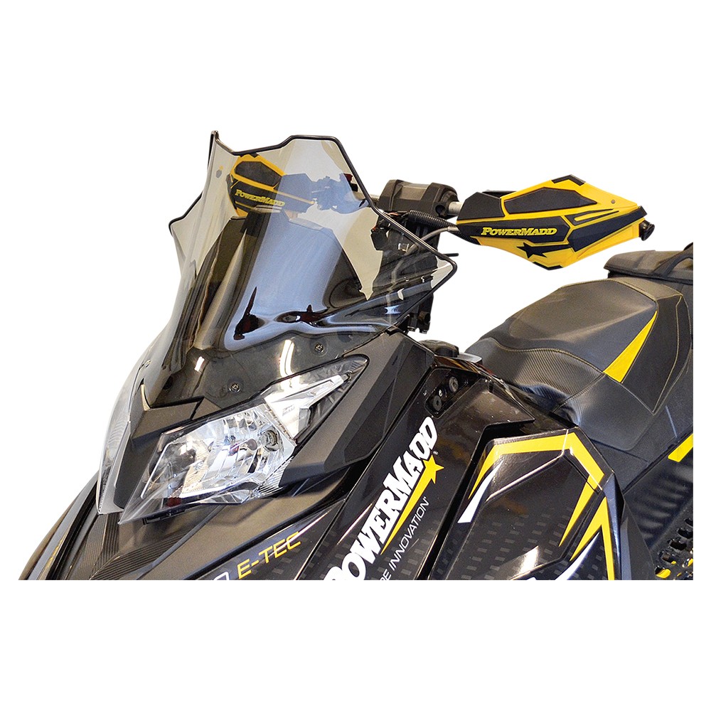 Powermadd Cobra Windshield-14in.-Smoke for 2017 Ski-Doo Summit Burton E-TEC 800R