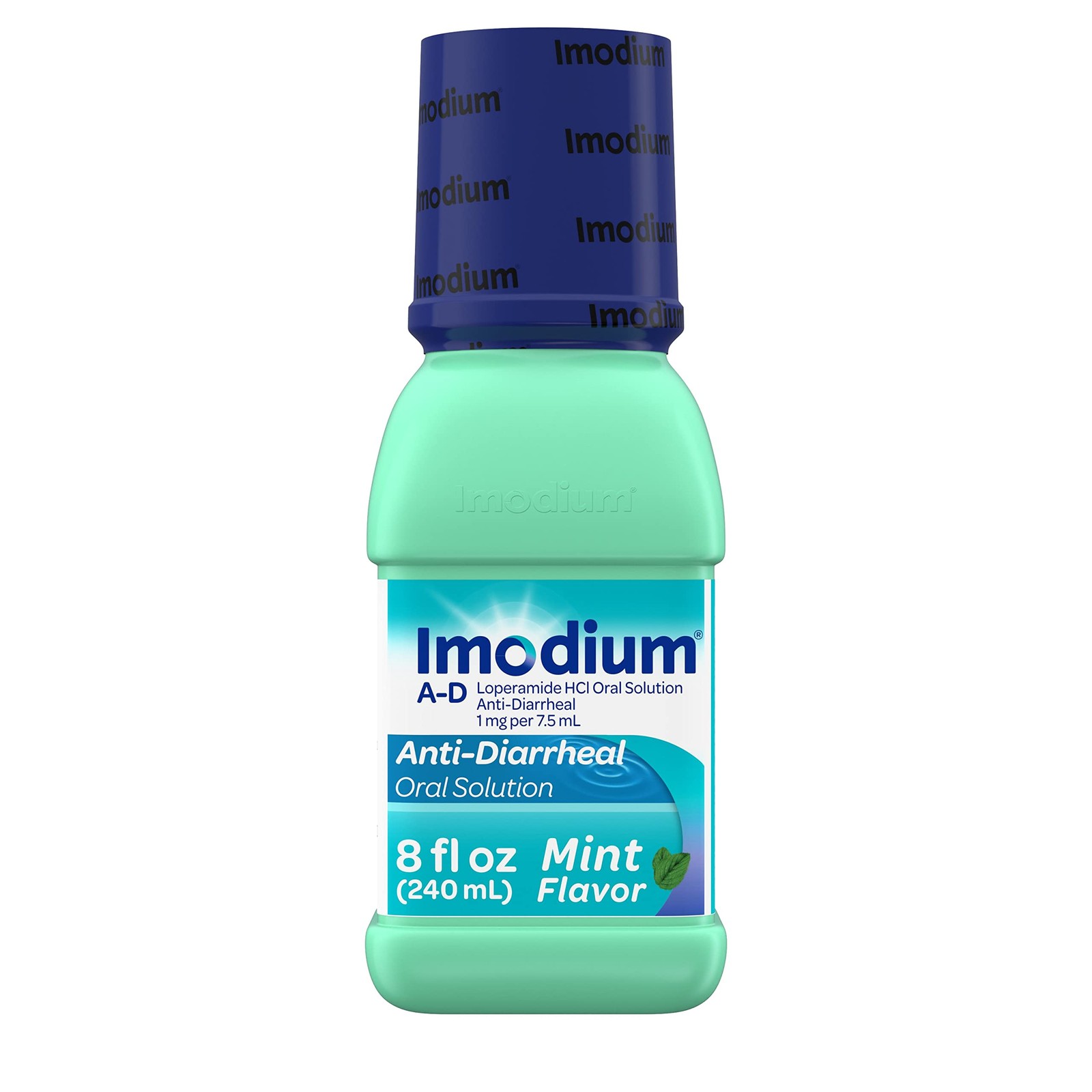 Imodium A D Liquid Anti Diarrheal Medication 8 Fl Oz Fast Relief Mint Flavor