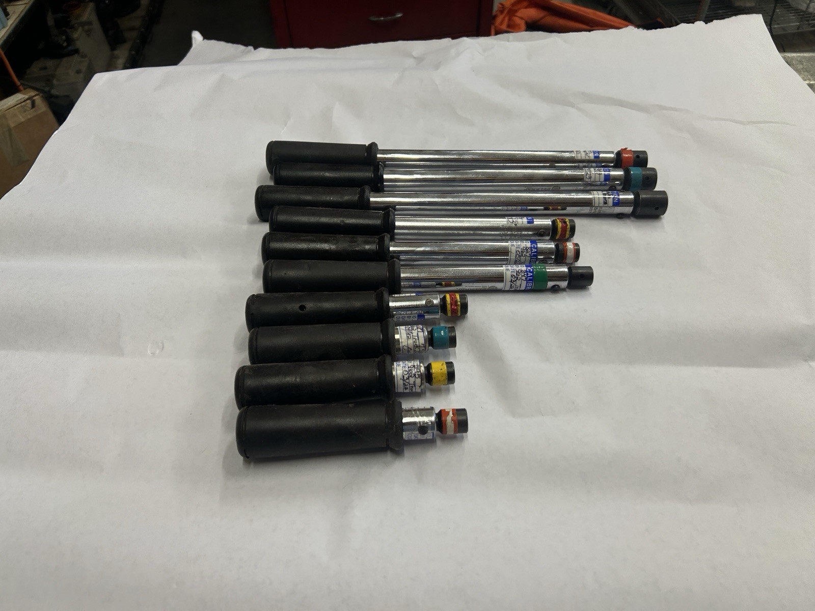 10-Piece Belknap Preset  Interchangeable Head Click Torque Wrench, NO HEADS