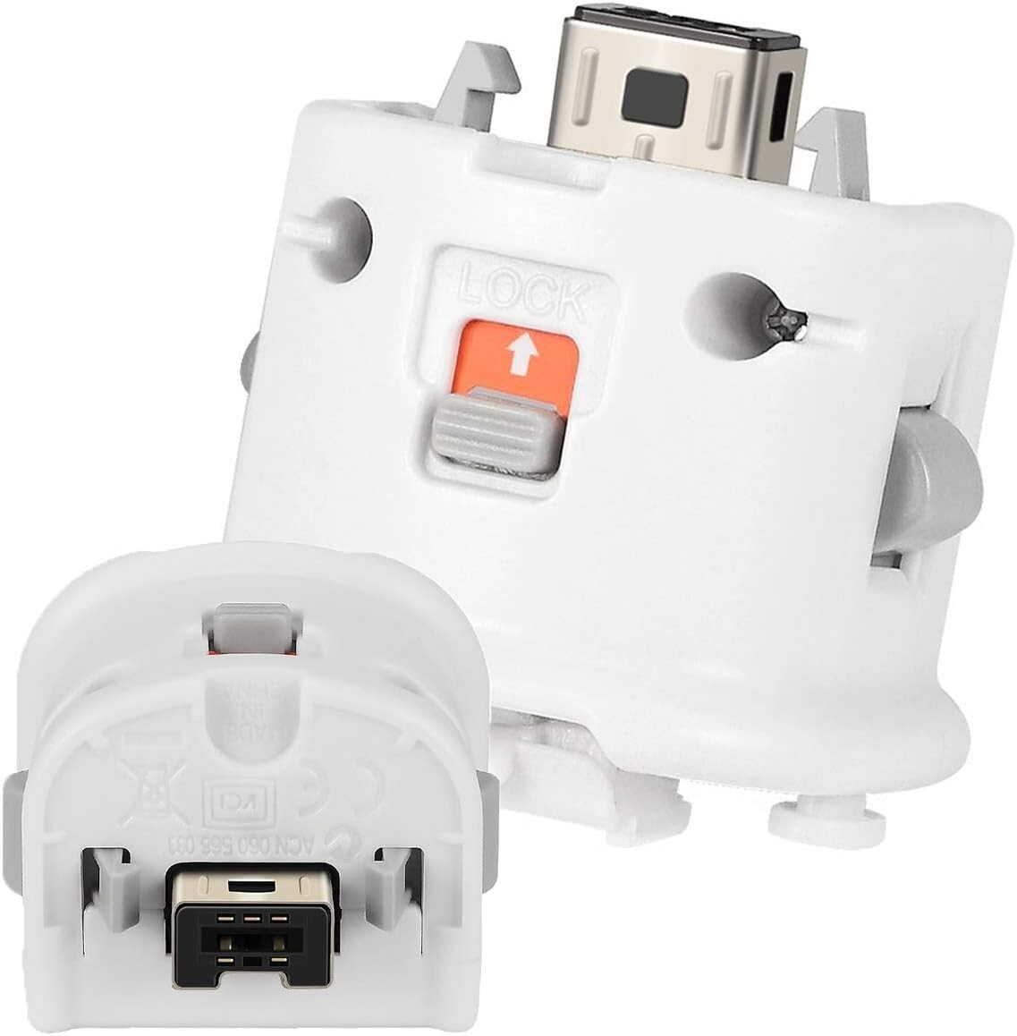 Wii Motion Plus Sensor Adapter Attachment Nintendo Wii /Wii U Controller White