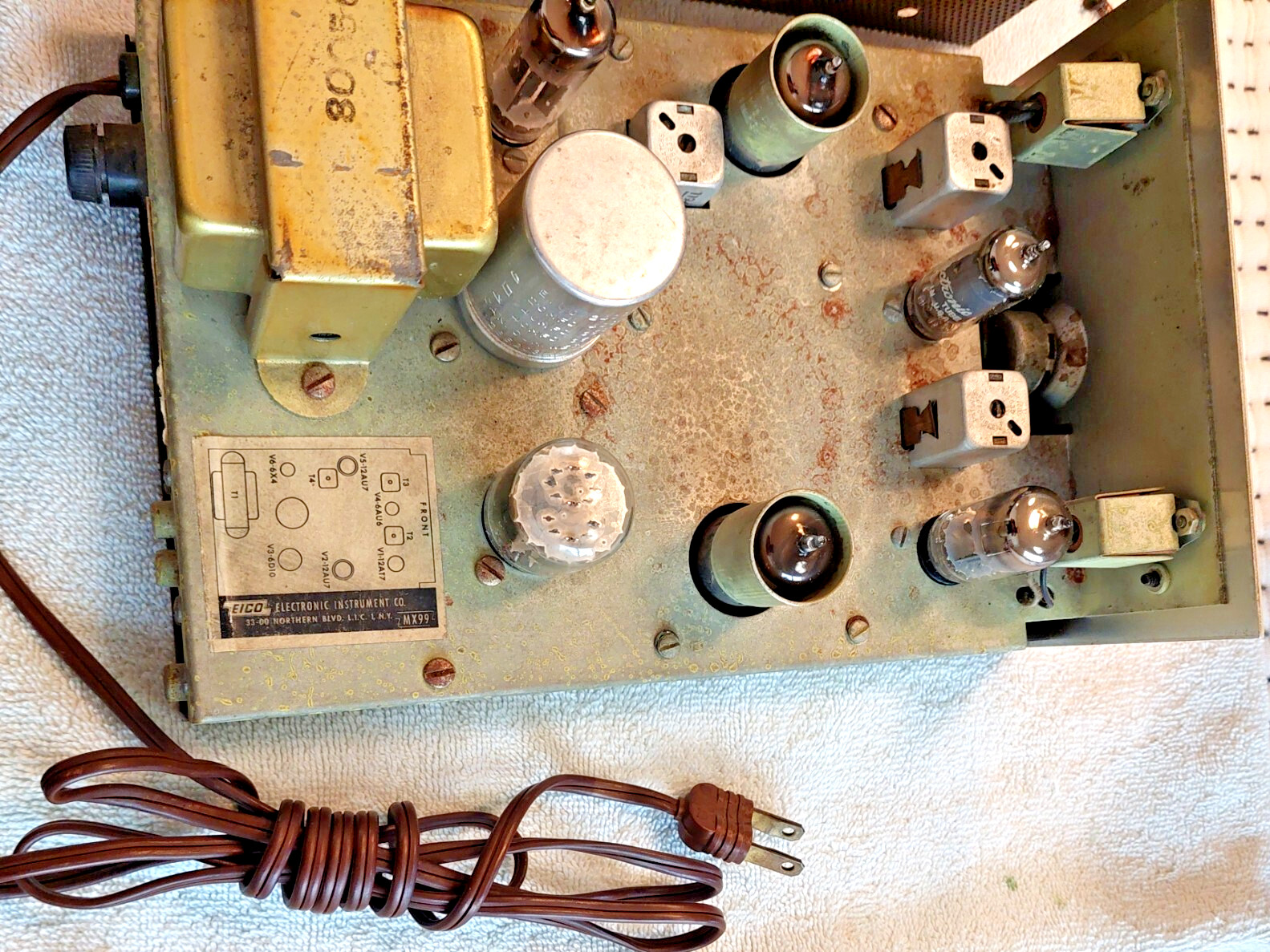 Newly Electronically RESTORED 1962 EICO MX-99 Stereo Tube MPX Multiplex Decoder
