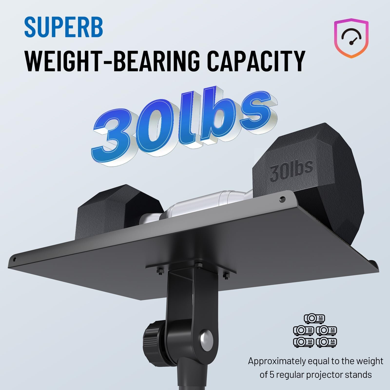 CAHAYA Projector Stand Tripod Adjustable - Stable for Tablets & Pho... Fast Ship