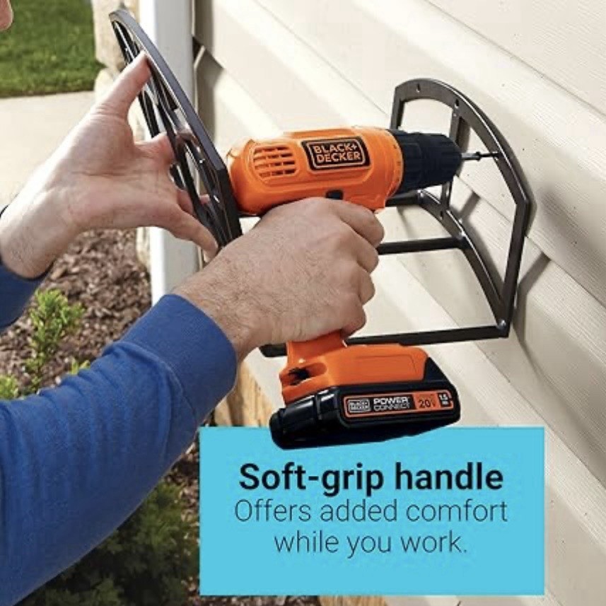 BLACK+DECKER 20V Max Cordless Drill Driver with 30 pcs Accessories LD120VA