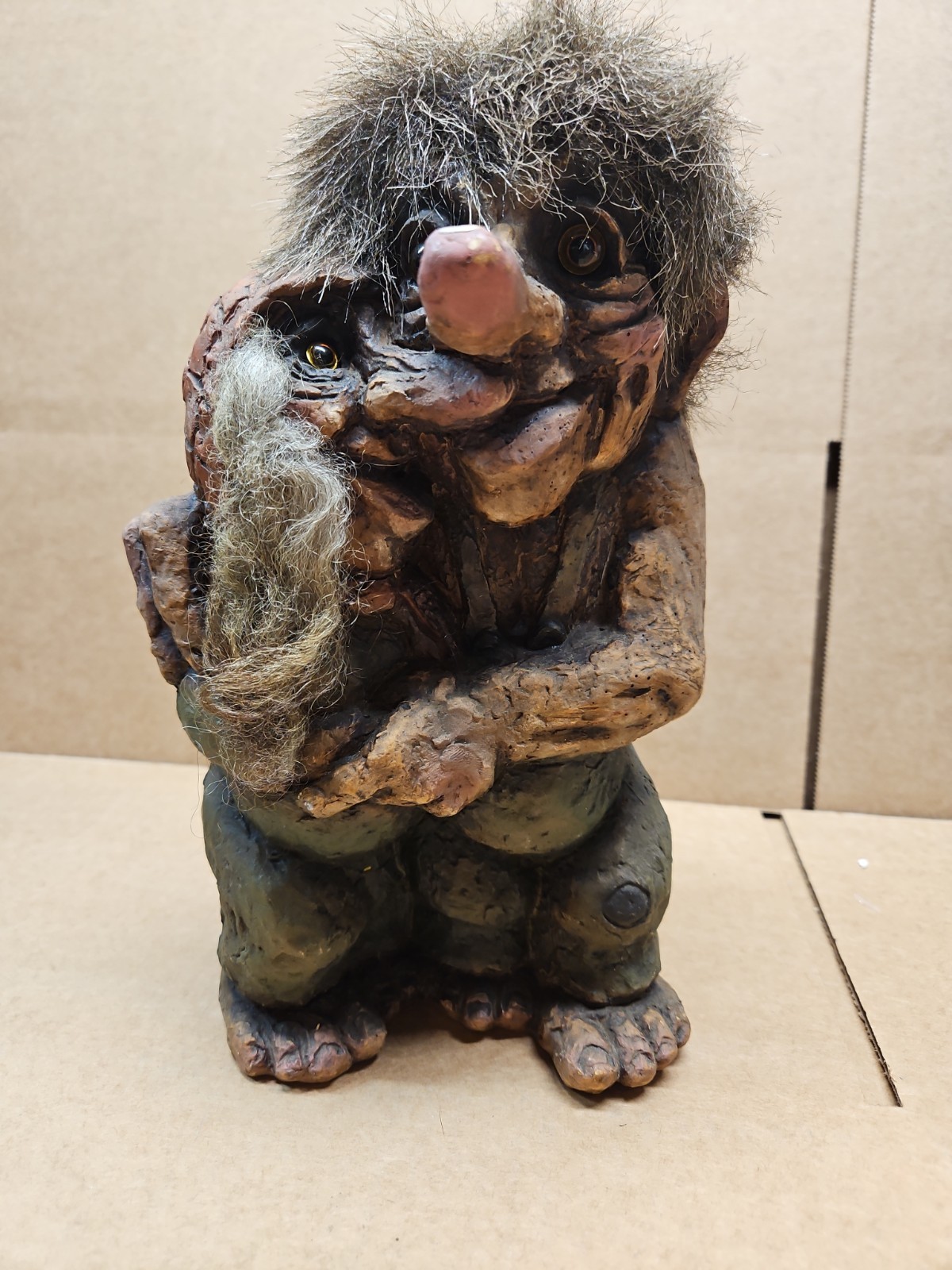Vtg Original NyForm Troll # 126 Norway Couple Hugging Original