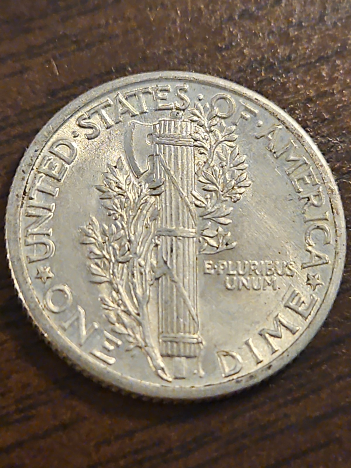 1935 Silver Mercury Dime BU