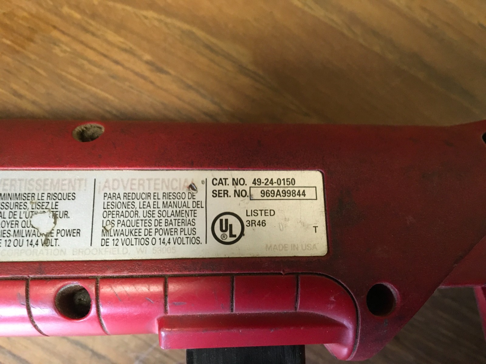 Milwaukee 49-24-0150 12/14.4 Volt Power-Plus Work Light