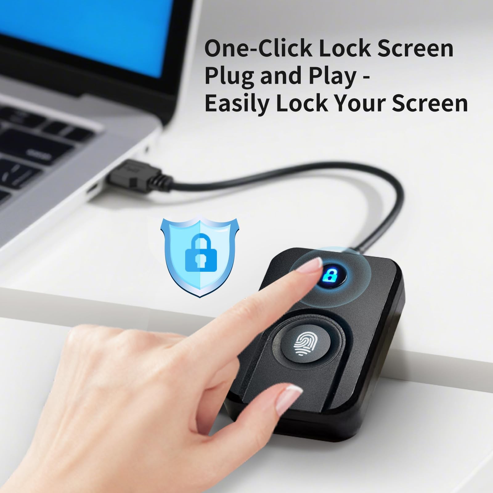JIAN BOLAND USB Fingerprint Reader for Windows10/11, Windows Hello...