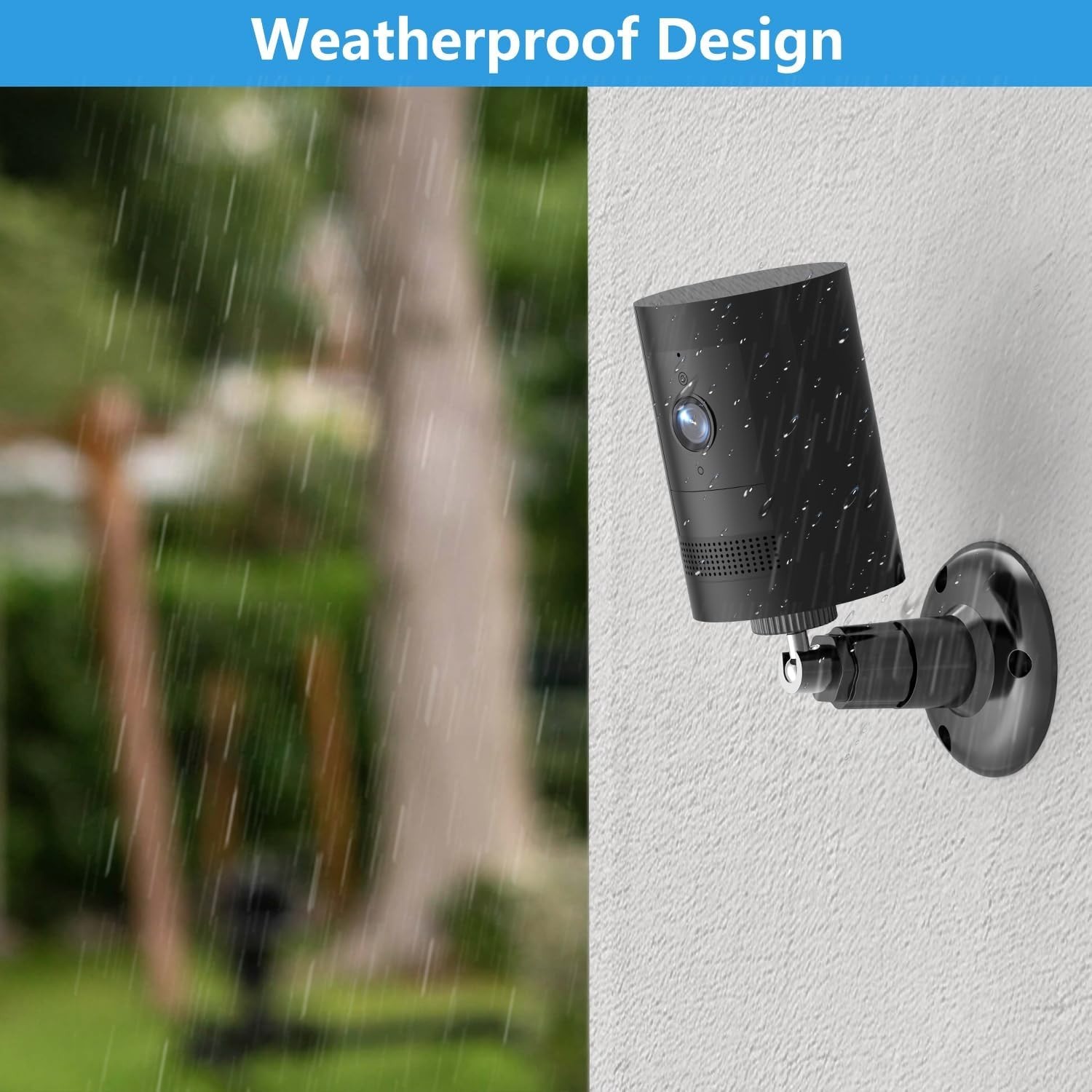 2-Pack Adjustable Wall Mount for R-ing Security Cameras: Effortless Installation