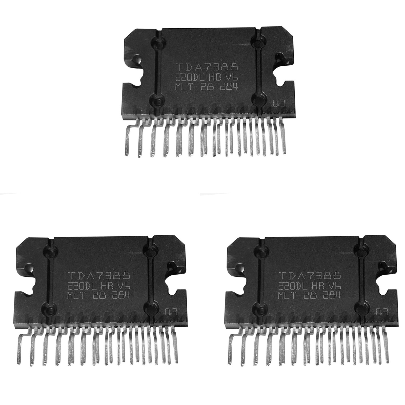 3X TDA7388  Amplifier Audio  Amplifier Integrated Circuit TDA-7388  U7N81611