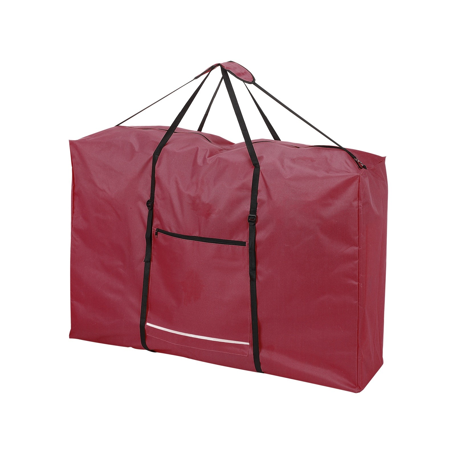 600D Folding Table Storage Bag with Handle, 43" x 29" x 11", Red