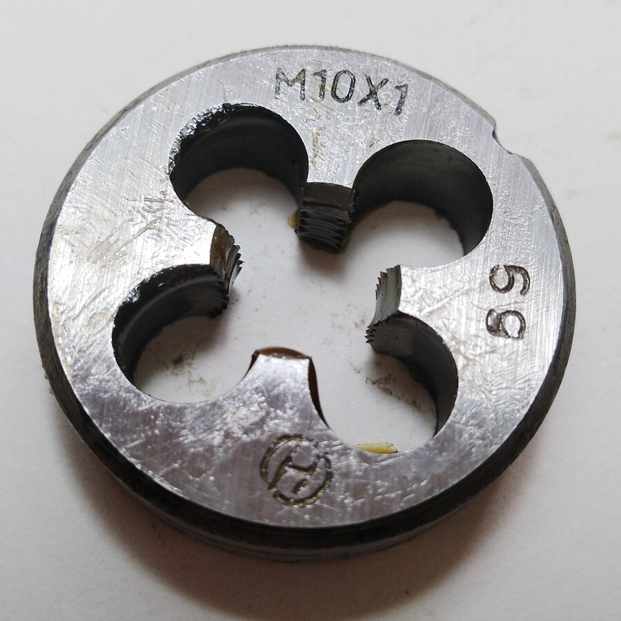 US Stock New HSS 10mm x 1.0 Metric Die Right Hand Thread M10 x 1mm Pitch M812