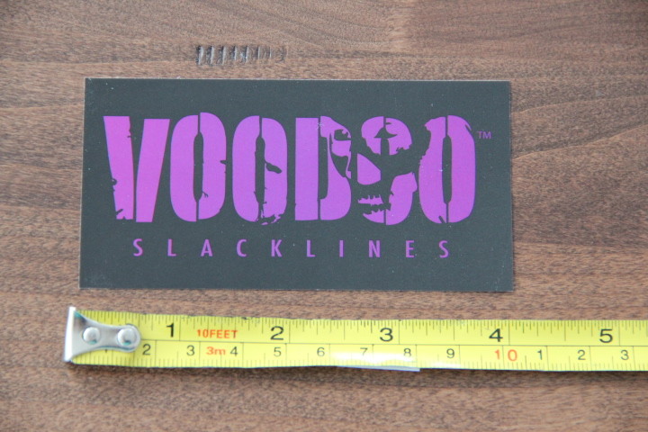 VOODOO Slackline STICKER Decal NEW