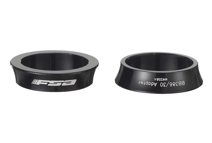 FSA Bottom Bracket Adaptor for 386 EVO Crankset on BB30 or PressFit 30 Frame