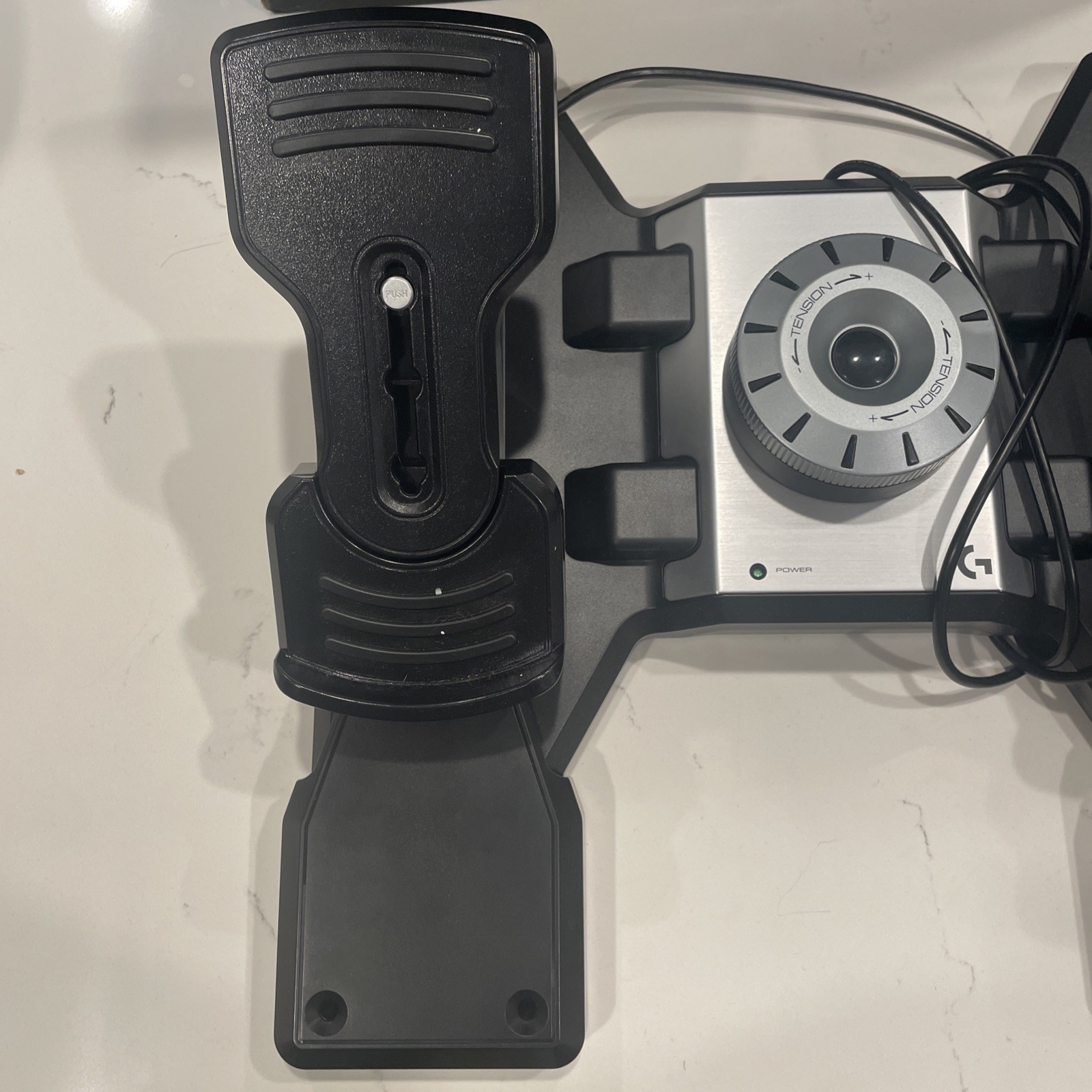 Logitech G-Pro Flight Simulator Sim Rudder Pedals With Toe Brake Microsoft