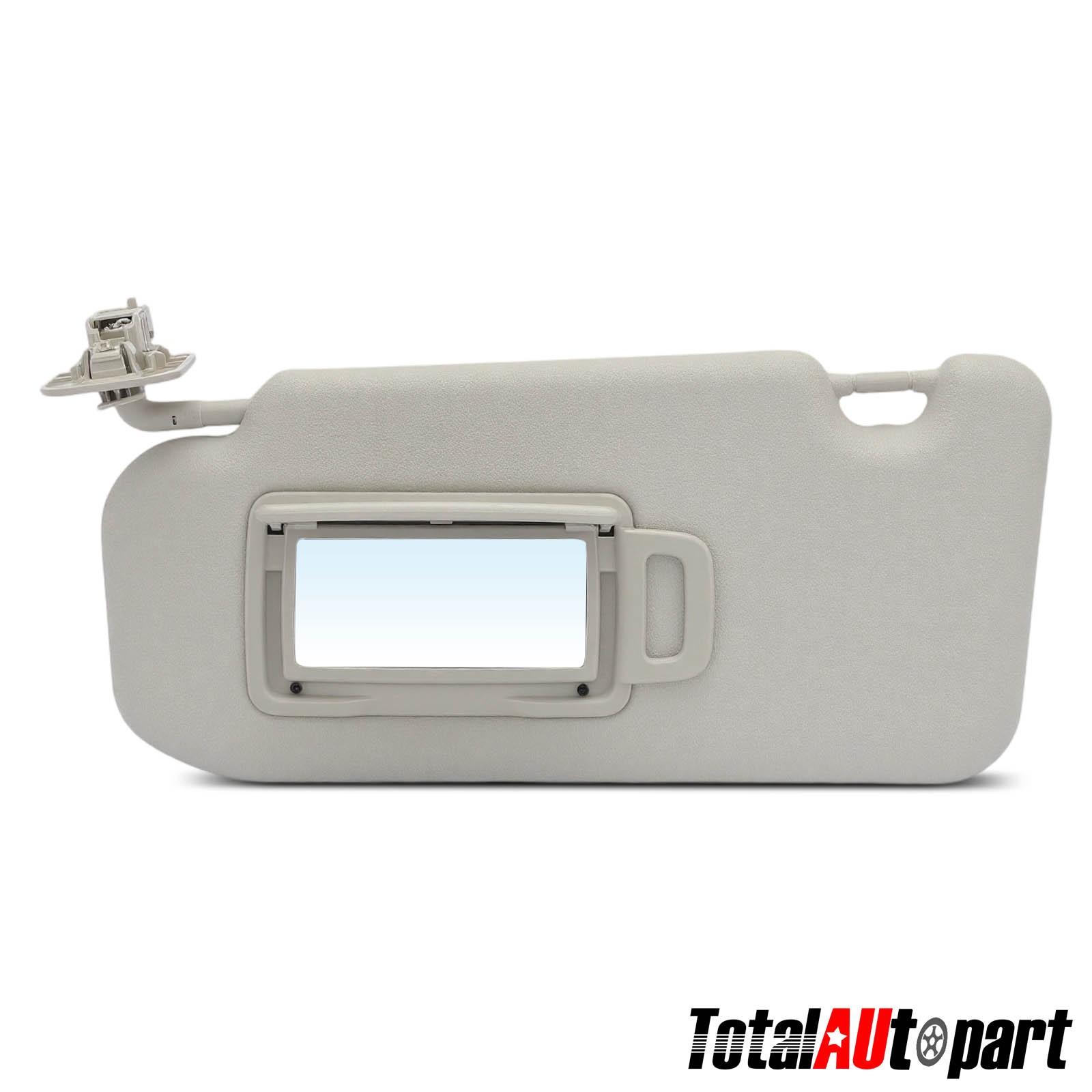 Gray Sun Visor with Mirror & Vanity Lamp for Nissan Sentra 2020-2025 Driver Side