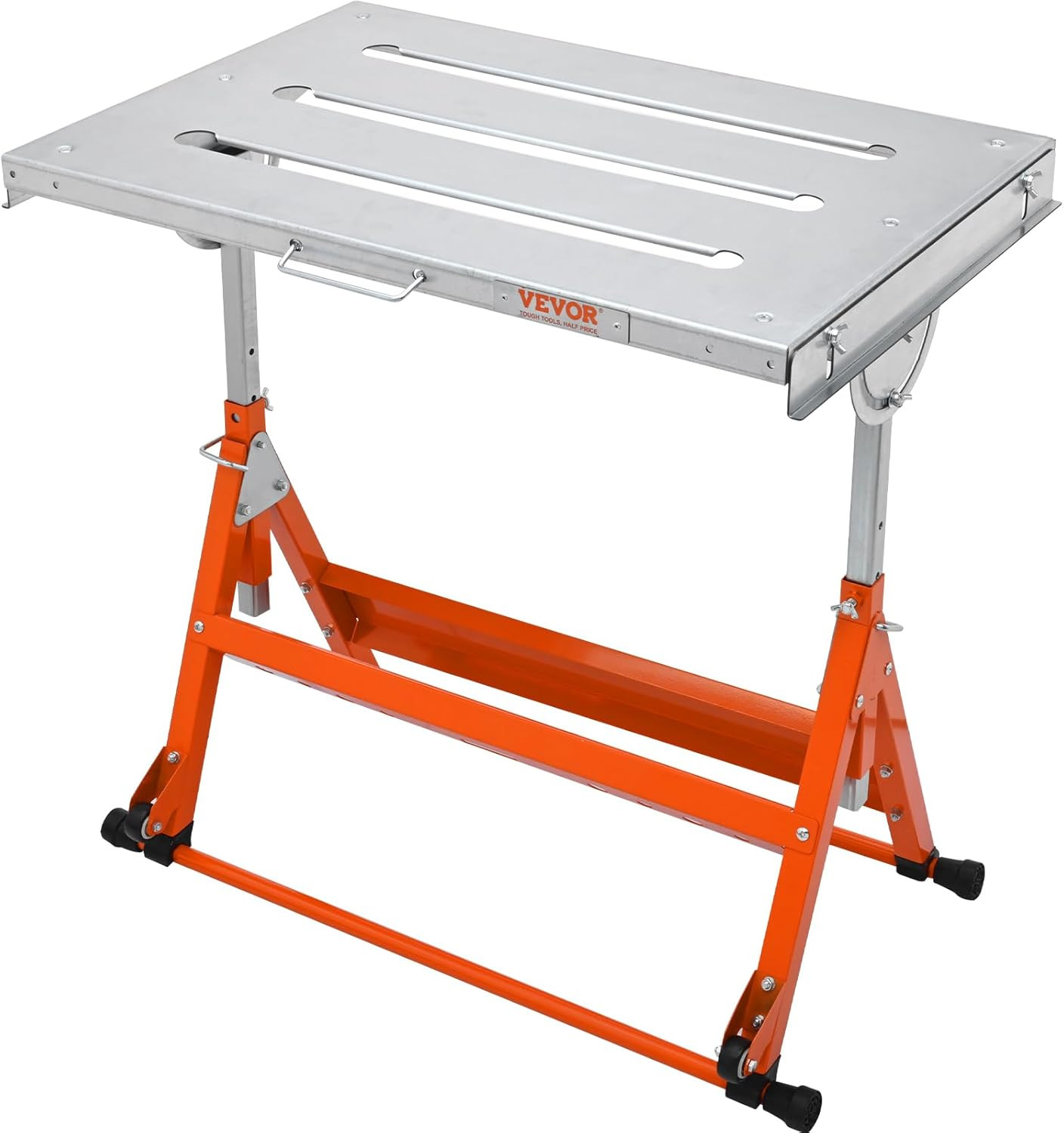 Welding Table Foldable 30"X20", Welding Workbench Table 400Lbs Load Capacity Ste