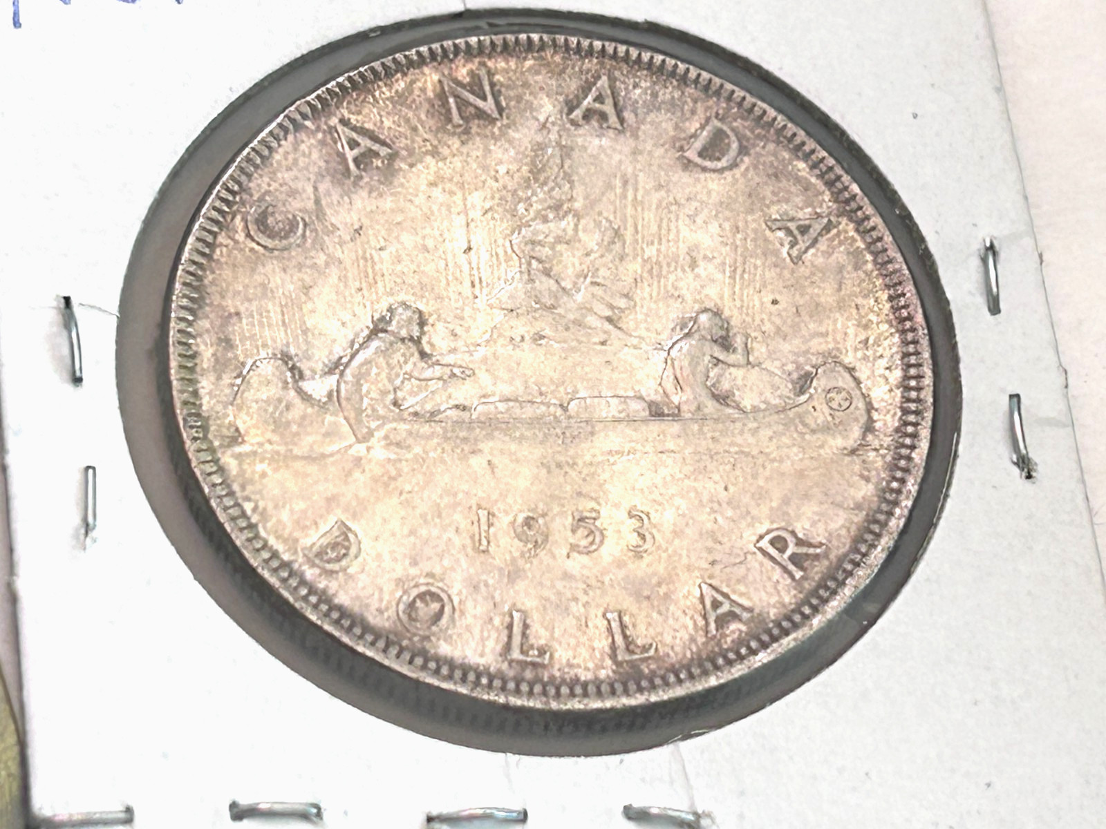 Canada 1955 Silver Dollar EF/AU COIN! # 77