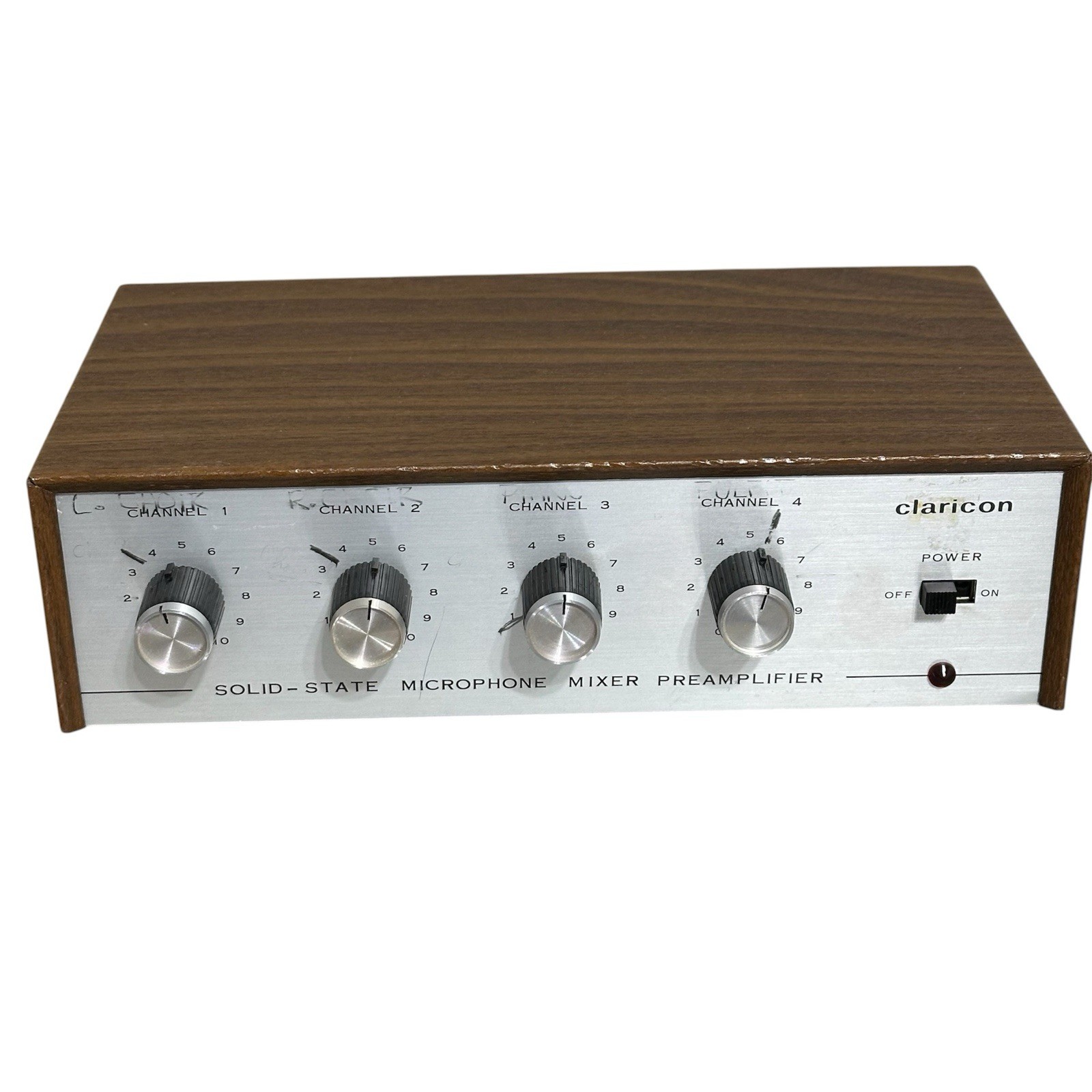 Claricon 44-485 Solid State Microphone Mixer Preamplifier