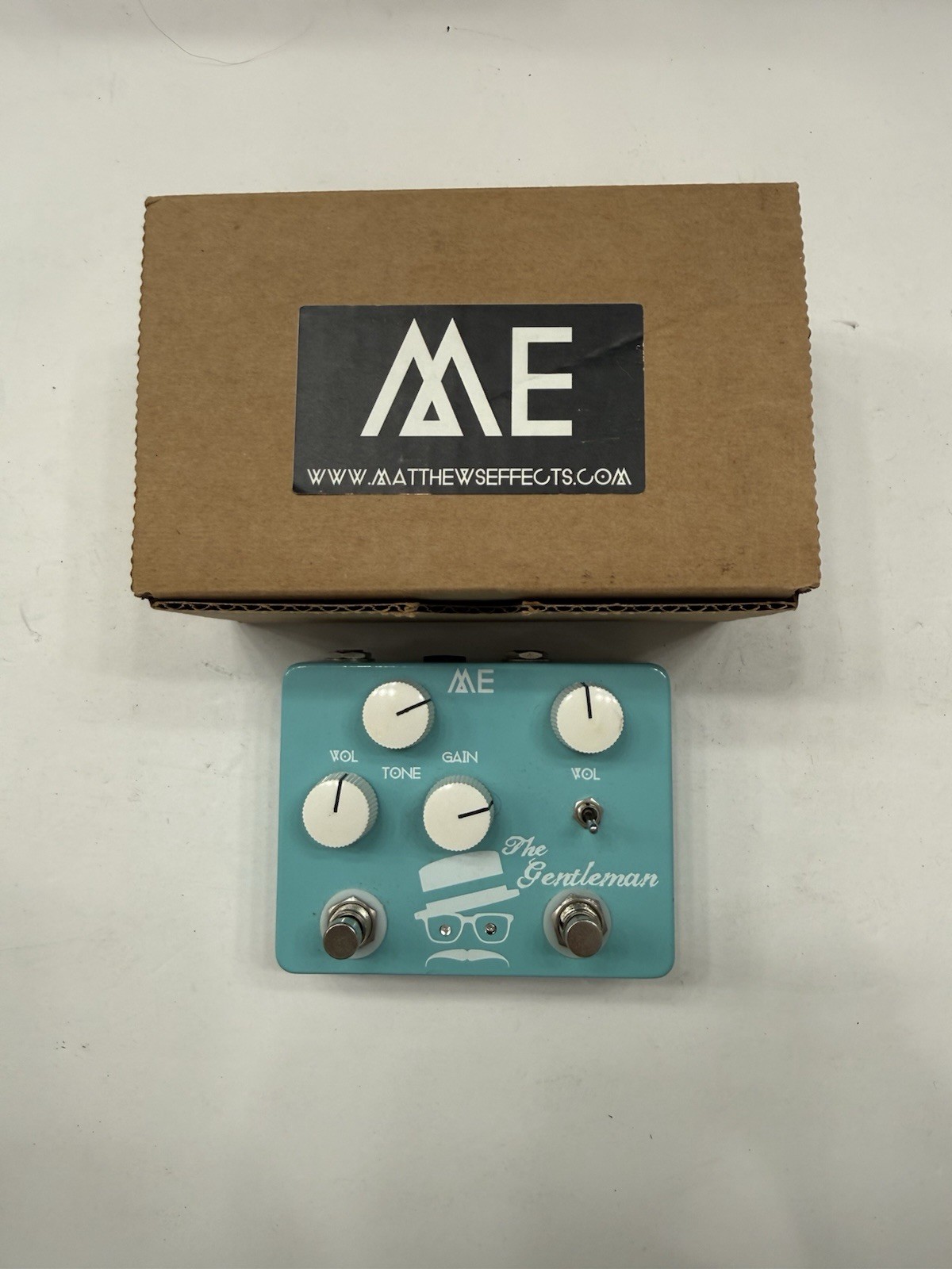 Matthews Effects The Gentleman Overdrive Boost Guitar Effect Pedal + Box