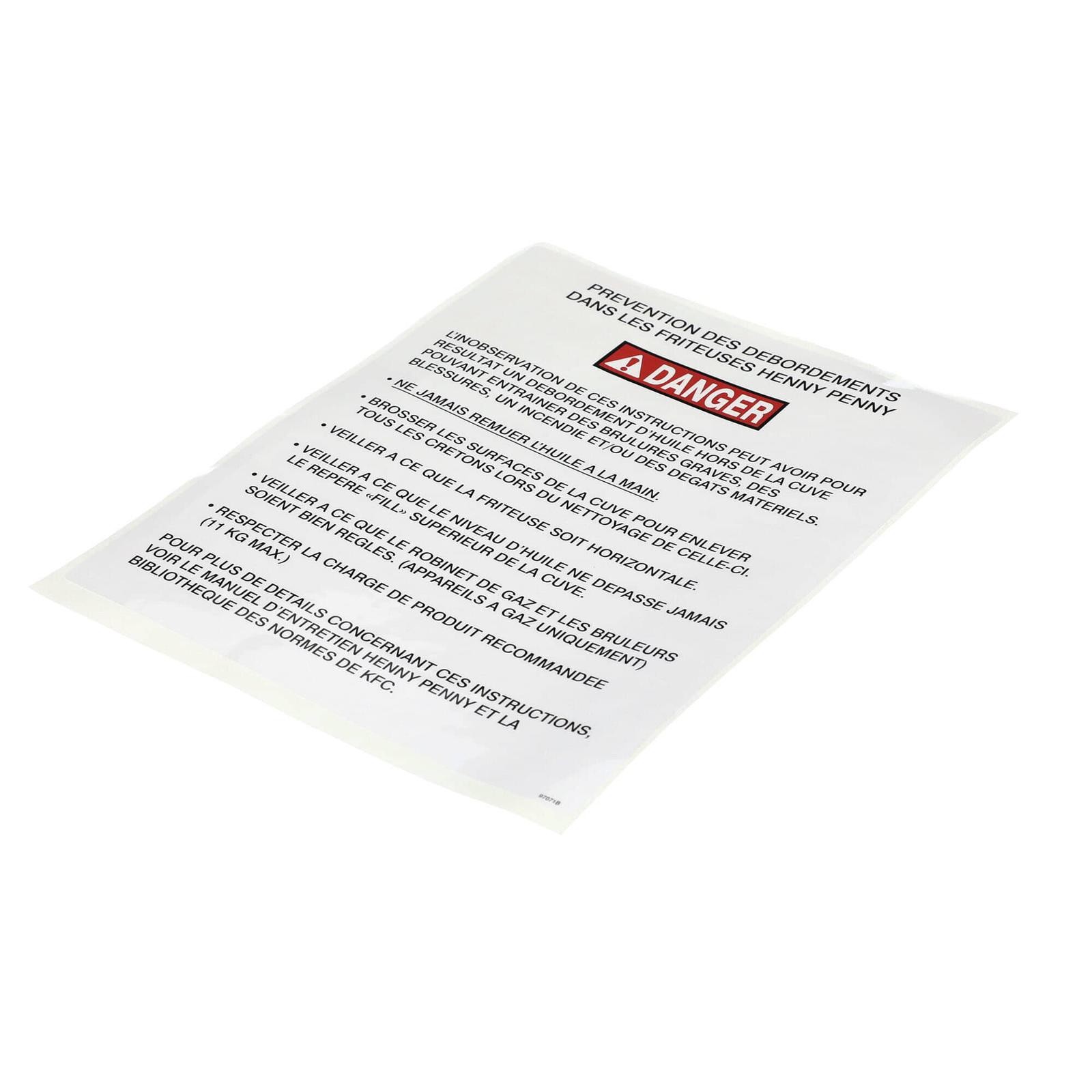 Henny Penny 97071- Genuine OEM Replacement Part