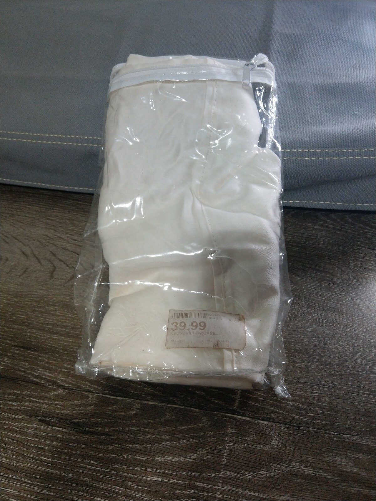 One Off White Pillowcase Standard Size. New