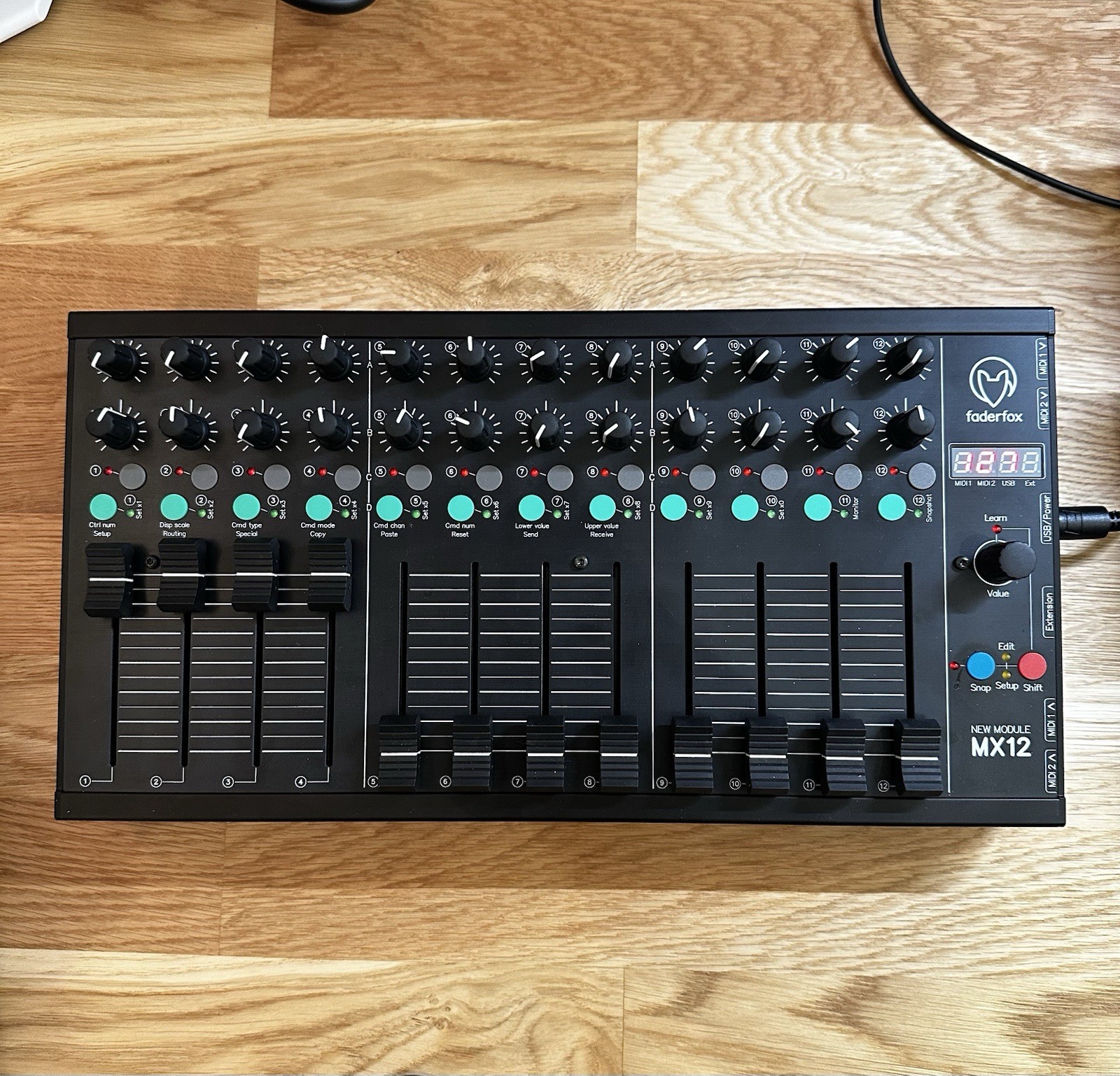 Faderfox MX12 MIDI Controller MIB