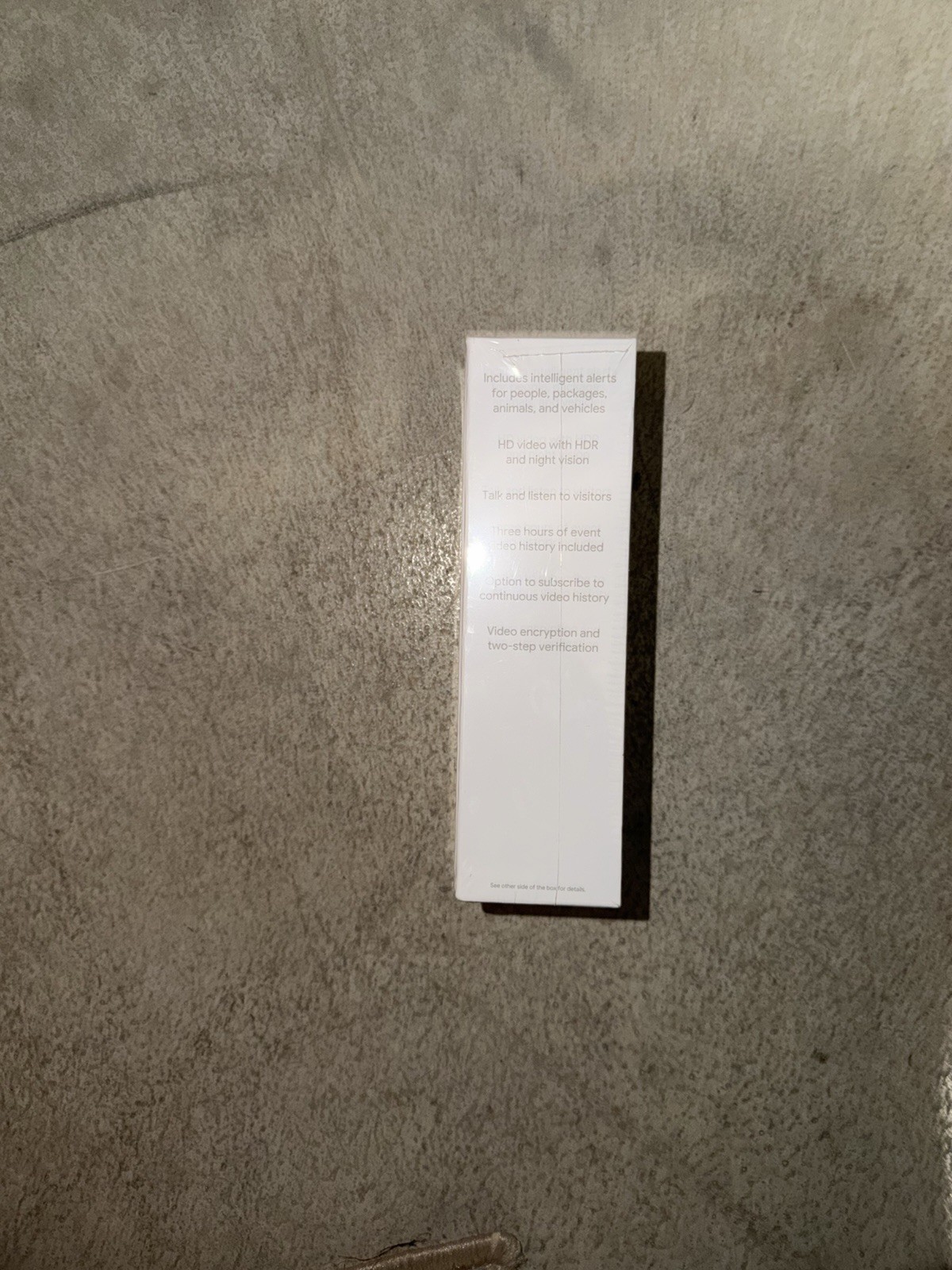 Google Nest Doorbell, Wired - Ash