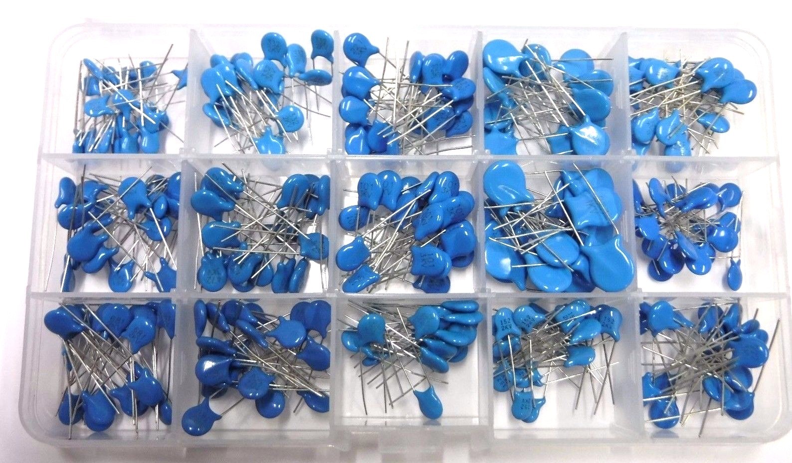 1nF-22nF Ceramic Capacitors Assorted Kit 300pcs 15 Value High Voltage