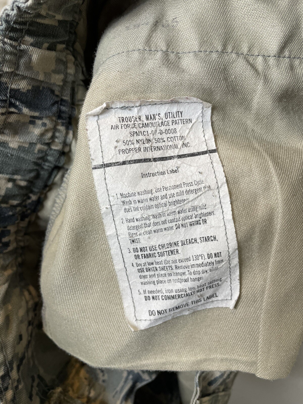 Digital Camo USAF Air Force Pants 32
