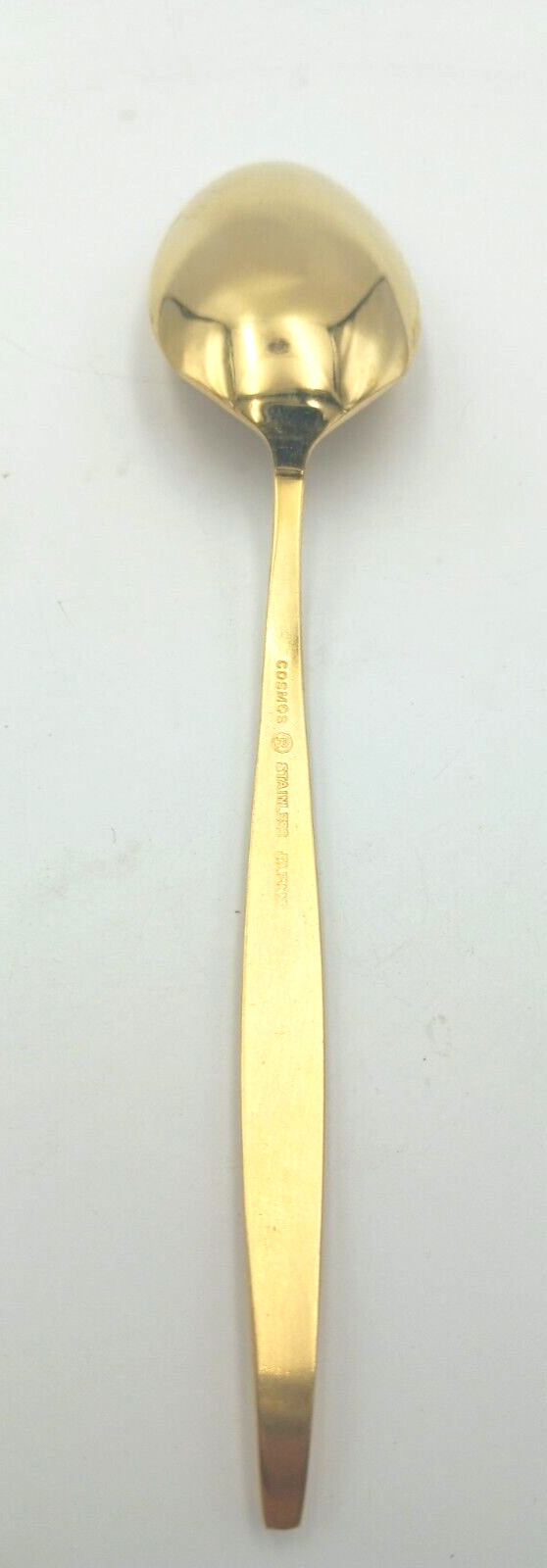 MCM Replacement Cosmos Gold Tone Stainless Dinner Spoon - L1