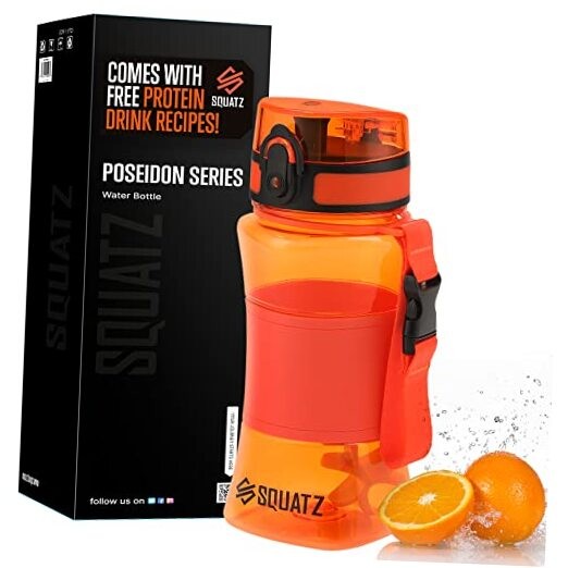 17 Oz Poseidon Series Water Bottle for Protein and Fruit Shakes - Premium