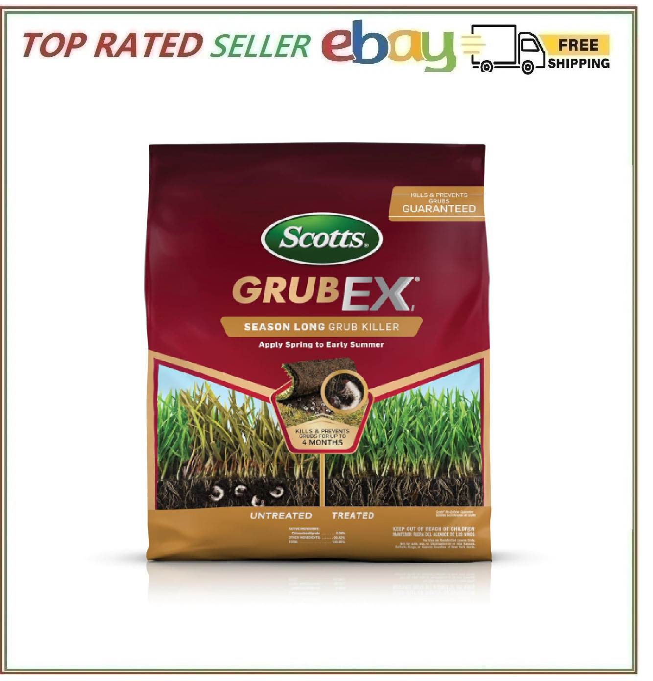 Scotts GrubEx1 Season Long Grub Killer 50 sq ft