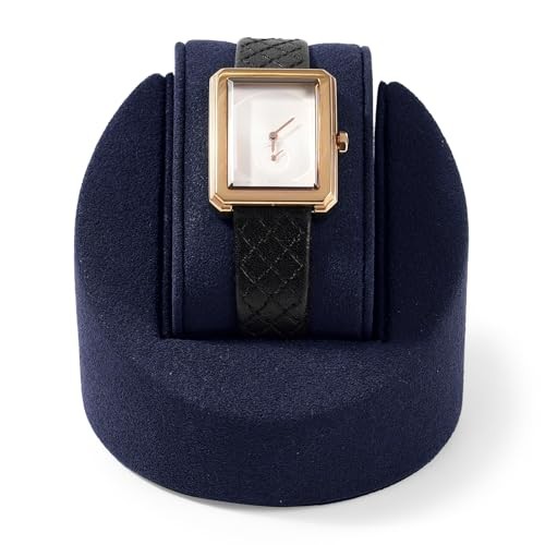 Microfiber Single Watch Stand Display Jewelry Watch Showcase Display Blue