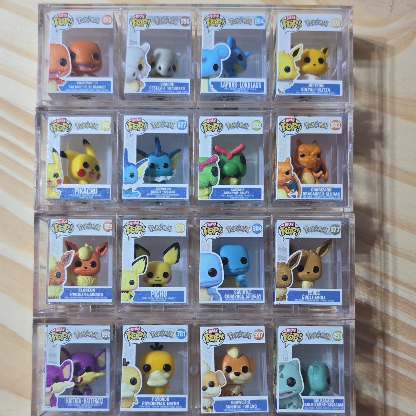 (16) Set Of Funko Pokémon Bitty Pop
