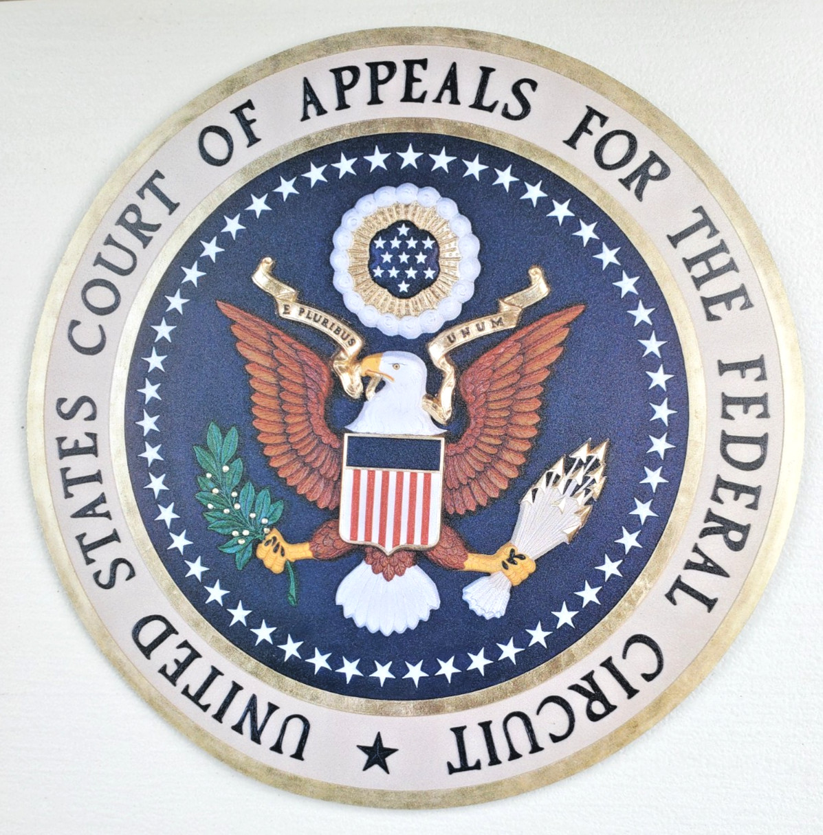 United States  Court of Appeals Federal Circuit Round Mouse Pad Vintage