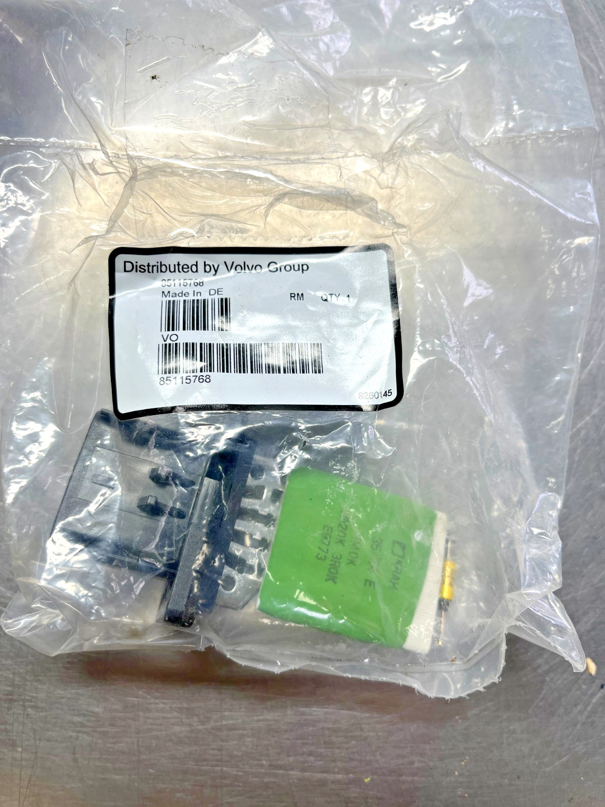 85115768   Genuine OEM  VOLVO  RESISTOR  MACK   Ingersoll Rand   VOE85115768