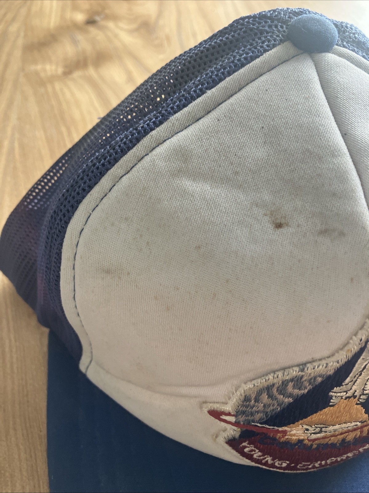 VINTAGE SPACE SHUTTLE COLUMBIA YOUNG CRIPPEN MESH HAT SnapBack