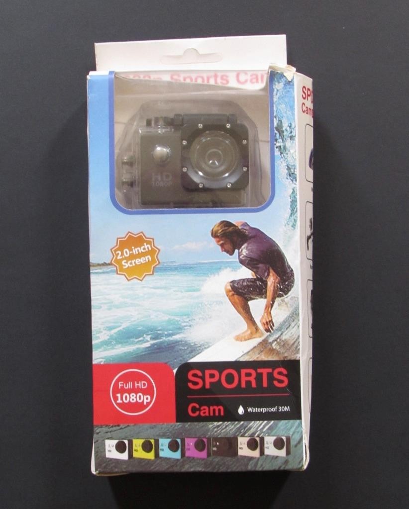 Sports Cam Waterproof 30M Full HD 1080p Camera 2.0-inch Screen