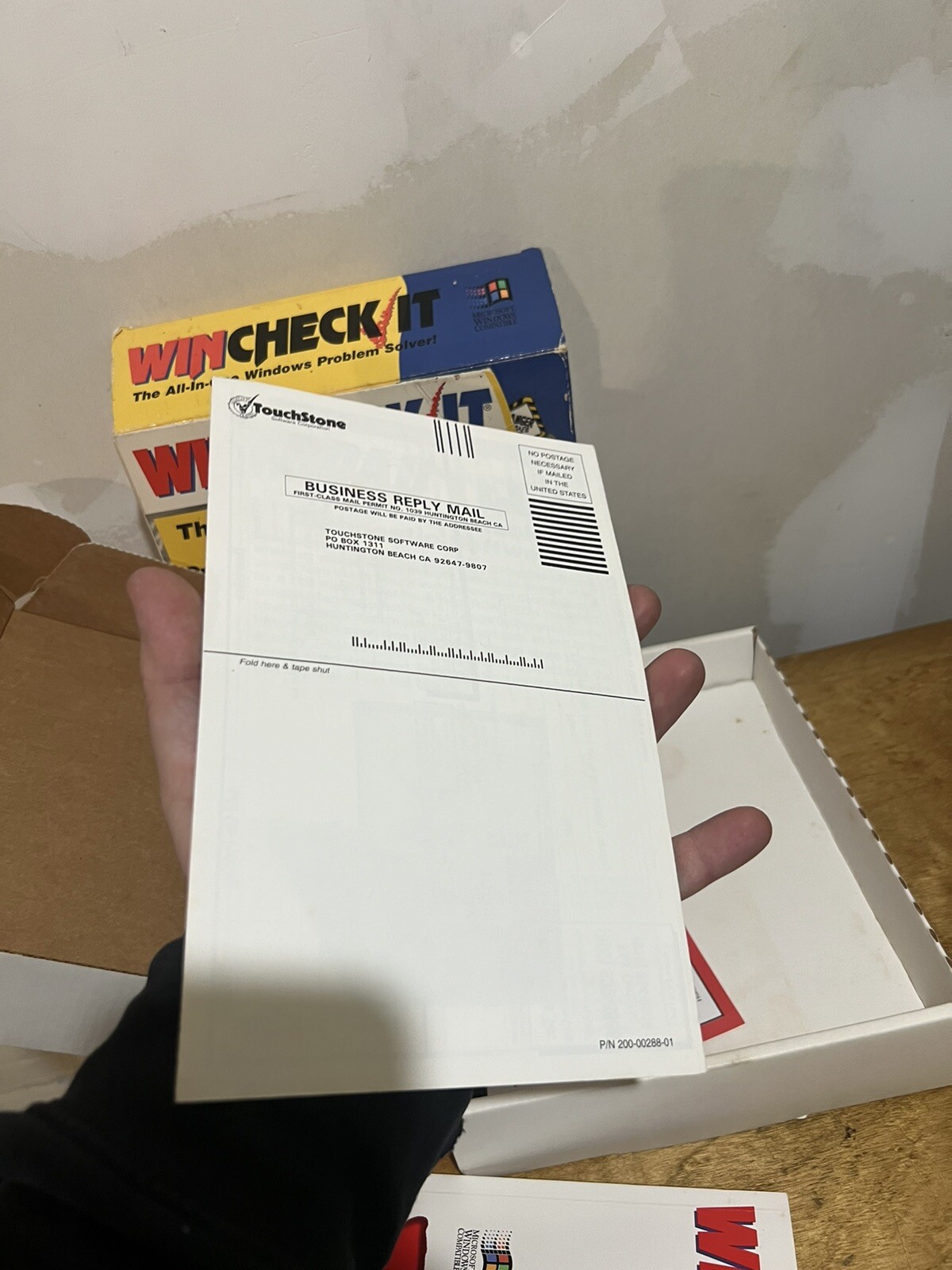 WIN CHECK IT SOFTWARE 3.5” Floppy Disks Big Box Windows 3.1 Complete