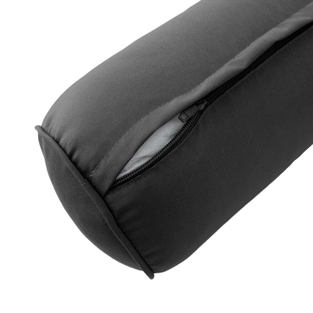 |SLIPCOVER ONLY|S5 Daybed Mattress Bolster Pillow Covers Pipe Trim Twin AD003