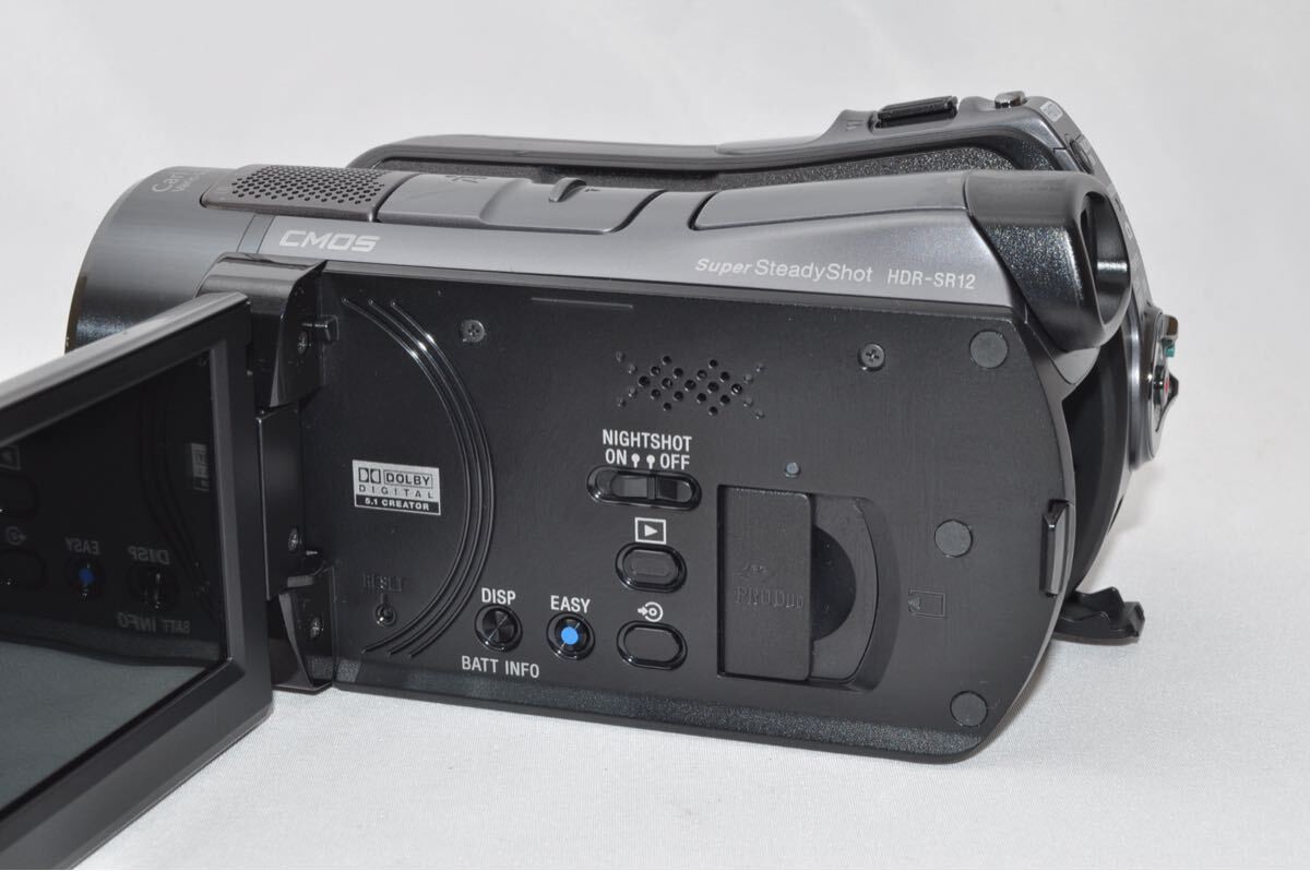 SONY Handycam HDR-SR12 Black Camcorder Video Camera Full HD 12x Zoom Japanese