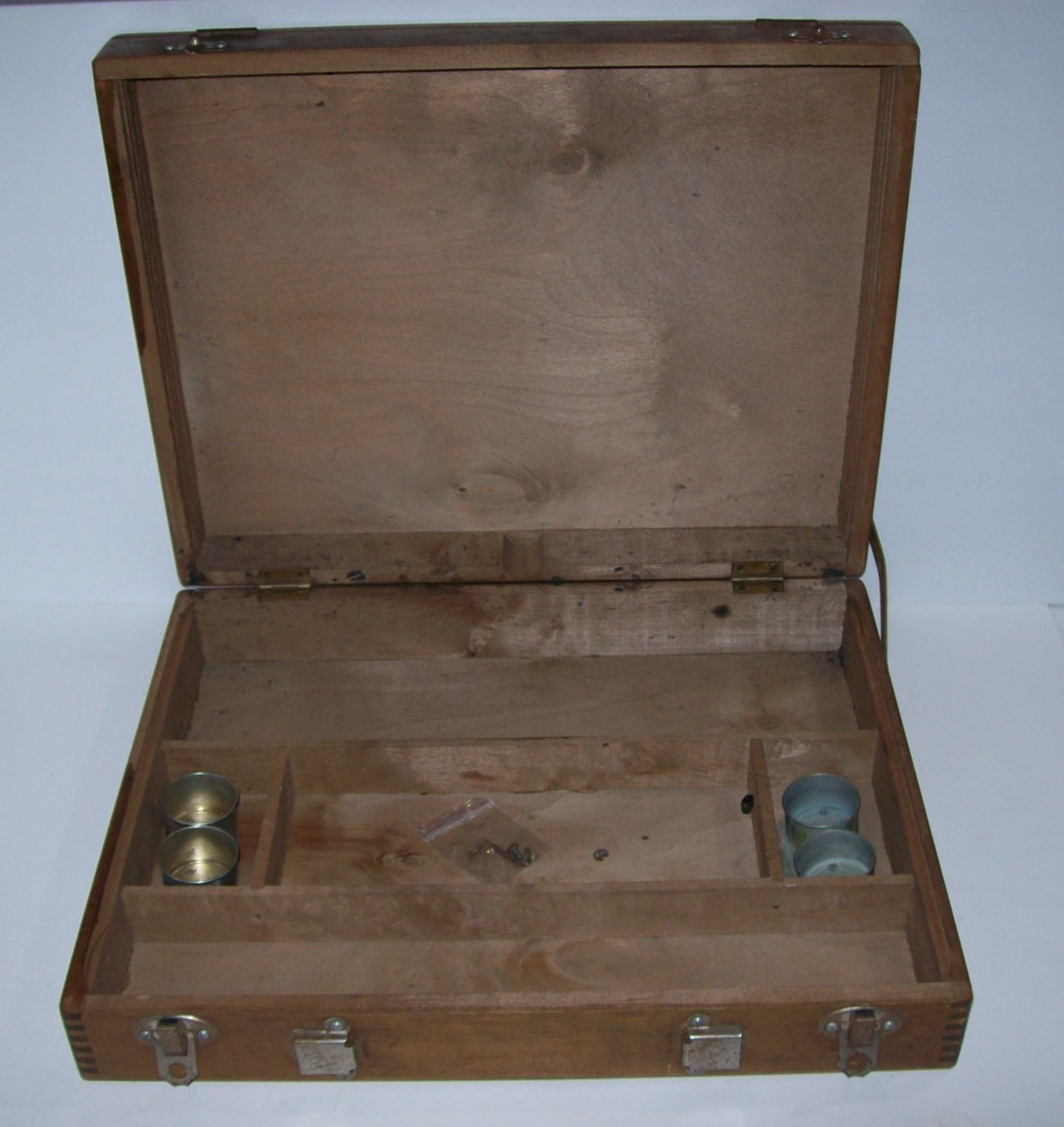 Antique Vintage A B Wilh Becker Artist Paint Box, Wood, Made in Sweden, RARE