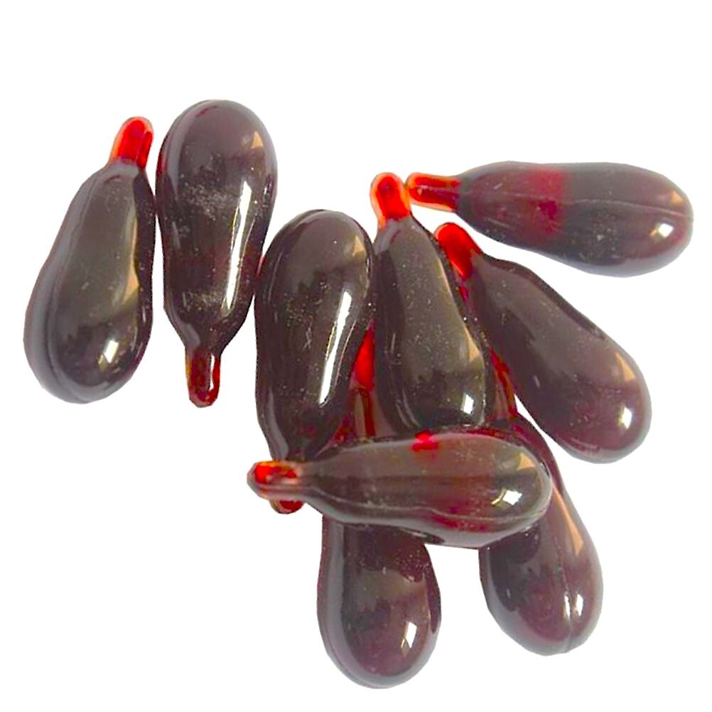 10pcs Horror Zombie Vampire FAKE LIQUID BLOOD CAPSULES Joke Prank Costume Makeup