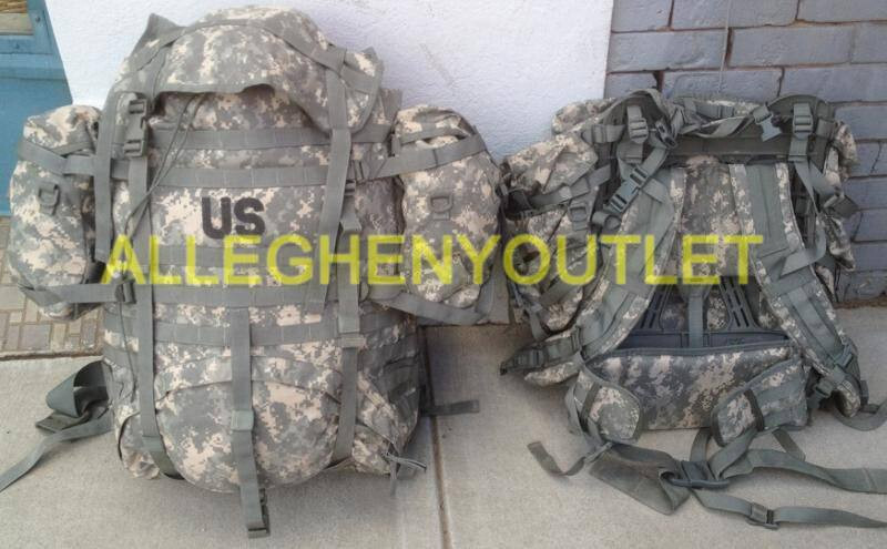 US Military ACU MOLLE LARGE RUCKSACK BACKPACK - COMPLETE ARMY - Ruck VGC