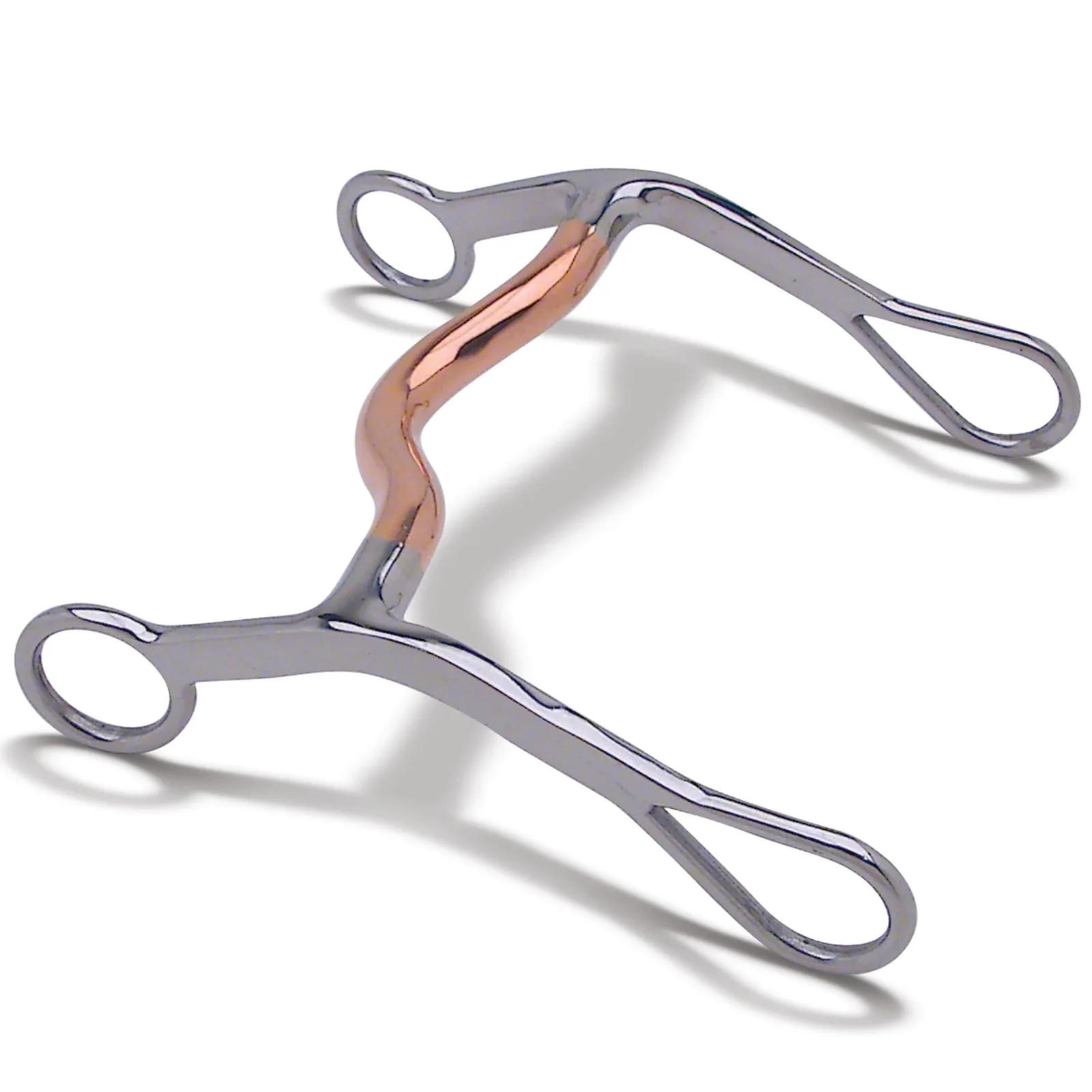 Toklat Wes Western Horse Bit with 5” Shank and Low Copper Port - Copper