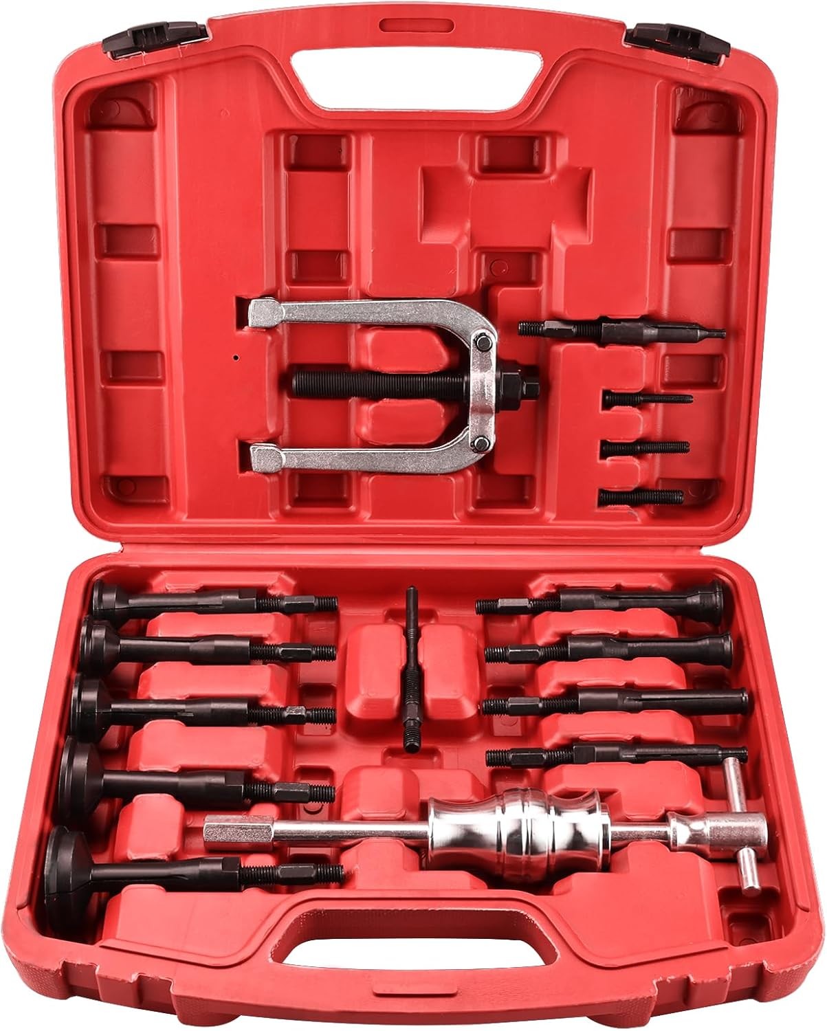 16Pcs Inner Bearing Blind Hole Remover Extractor Puller Kit Pilot Bushes Housing