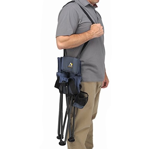 Quik-E-Seat Portable Camping Stool Midnight