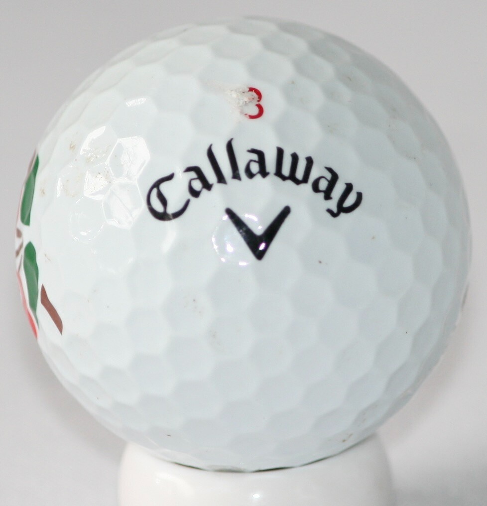 Three Cherry Logo Golf Ball * Callaway #3 Chrome Soft
